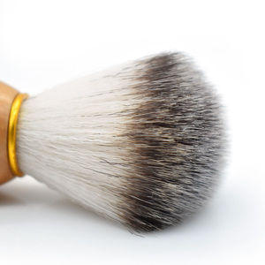 <span class=keywords><strong>Brosse</strong></span> à raser en bois avec poils synthétiques imitation poils de blaireau, <span class=keywords><strong>brosse</strong></span> à <span class=keywords><strong>barbe</strong></span> pour homme avec manche en bois, <span class=keywords><strong>brosse</strong></span> de barbier pour crème à raser humide - Product Image 5