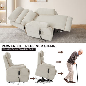 Silla reclinable elevadora eléctrica con <span class=keywords><strong>motor</strong></span> dual 2025 con masaje y calor para personas mayores - Product Image 3