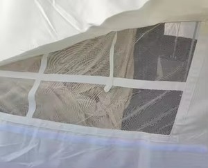 Bâches de secours personnalisées 4x4M en toile imperméable quatre saisons pour tente familiale à deux vestibules, situations d'urgence, structure en acier - Product Image 2