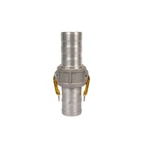 Raccords pneumatiques à filetage rapide en aluminium Camlock 1/2''-12'' NPT/BSP pour équipement de lutte contre l'incendie