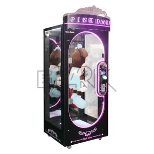Máquina de jogo de garra grande, de alta qualidade, pegar pequena máquina de venda de brinquedo, operada a moedas, dentro