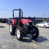 Tracteur agricole Dongfanghong 904 90HP 4WD avec boîte de vitesses à double embrayage 12+12