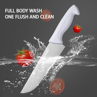 Couteau de Chef en Acier Inoxydable pour Boucher, Filetage de Poisson, Tranchage de Viande, Cuisine, avec Manche en PP, Écologique, pour Hôtels et Usage Domestique
