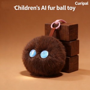 Poupée en peluche intelligente Curipal certifiée CE CPC ASTM F963 EN71 ROHS, mignonne, avec interaction vocale, détection tactile, lavable, tissu doux - Product Image 3