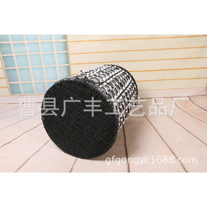 <b>Wicker</b> <b>Laundry</b> <b>Basket</b> Round Covered Clothing Organizer For <b>Laundry</b> Room Standing Type GF-22 - Product Image 4