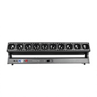 Luz de Matriz Móvil con Zoom de Píxeles RGBW de 10x60W 600W con Anillo LED 3-46 °   DMX512 14CH 58CH para Conciertos, Clubes, Bodas y Festivales