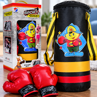 Ensemble de boxe junior avec sac de frappe pour les jeux sportifs récréatifs, les jeux d'introduction et les activités de pratique pour débutants