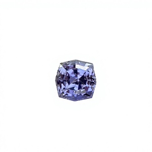 Pierre de Tanzanite naturelle certifiée 7 MM non chauffée multicolore, taille carrée fantaisie coussin, Zoisite naturelle 2,05 carats, nette à la loupe - Product Image 1