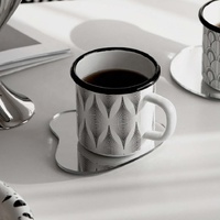 Sous-verre en acrylique simple et créatif pour la maison, sous-verre isolant pour tasse à eau, ornements décoratifs tendance