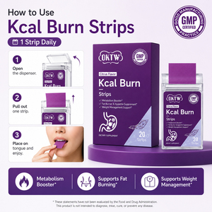 OKTW Stock disponible, bandes minceur à dissolution rapide, formule satiété, soutien du métabolisme, extrait de thé vert, garcinia cambogia - Product Image 1