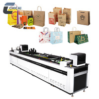 Imprimante numérique à jet d'encre automatique double face pour sacs en papier et papier kraft Chicai, haute vitesse 40 m/min, multifonction