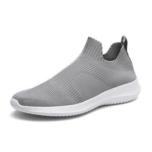 Venta directa de fábrica de zapatillas de running para hombre, ligeras y transpirables, con suela intermedia de EVA y suela exterior de goma, con bordado de mosca y diseño para un ritmo lento. - Product Image 2