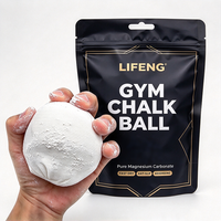 Accessoires de sport : Boule de craie réutilisable pour la gym, 100 % carbonate de magnésium, améliore l'adhérence, boule de craie pour mains sèches, pour l'escalade en extérieur