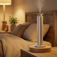 Diffuseur d'arômes intelligent en alliage d'aluminium, contrôlé par application, à brancher sur USB, fonctionnement silencieux, forte production de brume, parfum longue durée