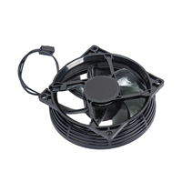 Ventilateur de boîtier PC noir 120 mm |   Roulement hydraulique PWM à 3 broches |   Ventilateur de refroidissement à haut débit d'air et faible bruit pour boîtiers d'ordinateur et refroidisseurs de processeur