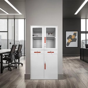 Modern Style Triple-Door Metal Locker Documents <b>Tools</b> <b>Bags</b> Detachable Structure for Gym School Office with OEM Option - Product Image 1