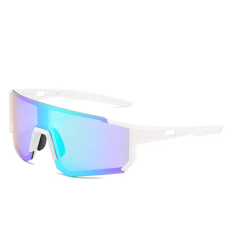 2021ユニセックス購入卸売ビッグフレームサングラスサイクリングサングラス男性ビーチアウトドアスポーツメガネ