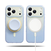 Étui magnétique haut de gamme color-block tendance compatible avec iPhone 18 Pro Max, coques de téléphone Apple 17/16/15, nouveau modèle