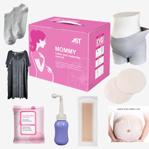 Kit de Recuperación Posparto, Ropa Interior de Algodón, Limpieza Vaginal, Botella Peri, Toallitas de Hamamelis, Higiene, Almohadillas de Lactancia Reutilizables - Product Image 1
