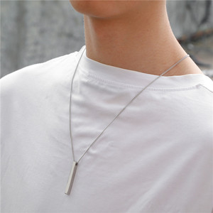 Fengshangjie — collier <span class=keywords><strong>Long</strong></span> <span class=keywords><strong>pendentif</strong></span> en acier inoxydable plaqué or pour hommes, OEM, 2022, vente en gros - Product Image 6