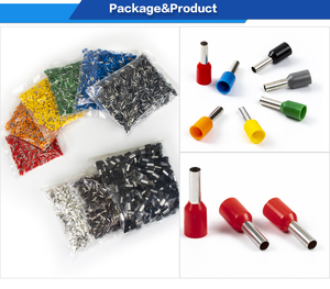E Series đa màu cách điện Nylon dây đồng ferrule uốn pin thiết bị đầu cuối hình ống thiết bị đầu cuối hệ thống dây điện phụ kiện Lug - Product Image 3