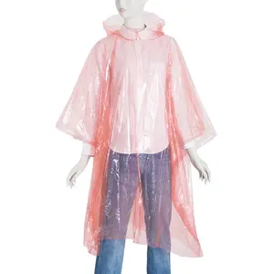 2021 OFFRE SPÉCIALE MODE un emploi du temps jetable D'urgence PE IMPERMÉABLES manteaux de pluie imperméable poncho de pluie pour adultes étanche