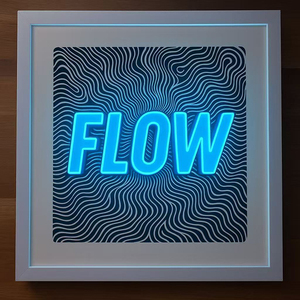 カスタムUVプリントアート壁フレームLED絵画照明サインアートLED壁装飾カスタム<span class=keywords><strong>3D</strong></span>ロゴサインオフィスショップ装飾用 - Product Image 1