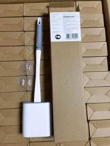 Drop shipping <span class=keywords><strong>brosse</strong></span> de toilette en plastique et support nettoyant en profondeur kit de nettoyage en <span class=keywords><strong>silicone</strong></span> <span class=keywords><strong>brosse</strong></span> de nettoyage de toilette cerise <span class=keywords><strong>brosse</strong></span> de toilette - Product Image 5