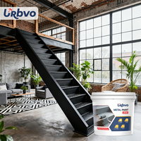 Peinture acrylique métallique de haute qualité URBVO JS16, anti-rouille, revêtement liquide industriel en spray pour bâtiments et escaliers en fer