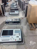 Console de contrôle d'éclairage DMX 512 Tiger Touch II V18/V17, console d'éclairage de scène, 8 ports DMX avec emballage de transport