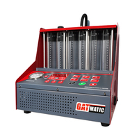 GATmatic GI810 Limpiador de Inyectores de Combustible Ultrasónico de Alta Presión, Probador de Líquido 200W, Prueba de 8 Cilindros, Pantalla LED, para Camry y Corolla