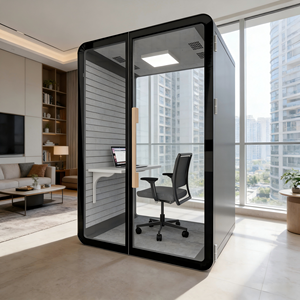 Cabina telefónica portátil moderna y económica para reuniones, tipo cápsula, con sonido, para oficina, para llamadas y reuniones. - Product Image 1