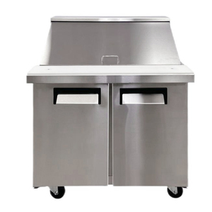 Mesa de Preparación Refrigerada para Ensaladas y Sándwiches, DSP36-12-S2, Refrigerador de Acero Inoxidable - Product Image 2