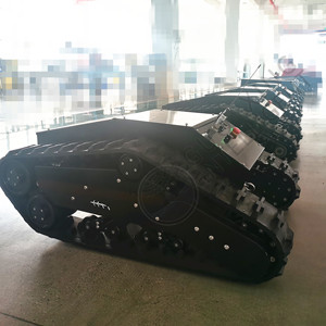 Robot sur chenilles tout terrain à charge utile élevée RC électrique Châssis de robot sur chenilles Plate-forme de robot à chenilles en caoutchouc Ugv - Product Image 6