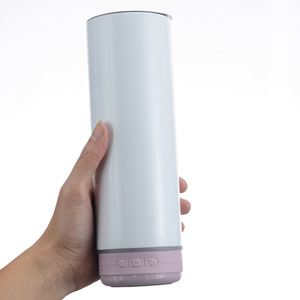 Gobelet droit isotherme à double paroi en acier inoxydable de 20 oz avec couvercle et paille à motif par sublimation – Articles de boisson pour cadeaux d'affaires - Product Image 1