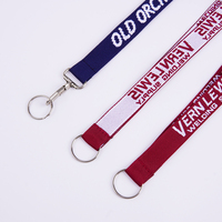 Logo personnalisé écologique personnalisé imprimé polyester/nylon lanière support pour téléphone portefeuille poignet cou perle professeur ID Badge sangle pour