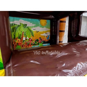 Bar gonflable portable professionnel Tiki avec palmiers pour événements extérieurs, fête, PVC durable, service OEM - Product Image 5