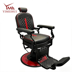 Fauteuil <span class=keywords><strong>de</strong></span> Barbier Rétro <span class=keywords><strong>de</strong></span> Luxe, Robuste avec Mécanisme Hydraulique pour Salons Américains Standard - Product Image 4