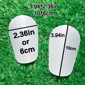 ओएम सबलिमिनेशन हीट ट्रांसफर प्रिंटिंग पैटर्न प्लास्टिक सफेद खाली फुटबॉल शिन गार्ड फुटबॉल खेल शेविंग फुटबॉल खेल - Product Image 4