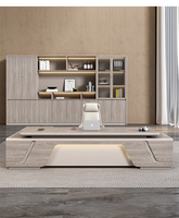 Ensemble de chaises de bureau modulaires peintes Tiroirs Président Directeur de la chambre Lumière Luxe Haut de gamme Sensation Superviseur
