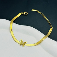 Ensemble de bijoux en acier inoxydable anti-ternissement Jeutelis pour femmes, collier et bracelet minimalistes à chaîne lame, cadeau tendance