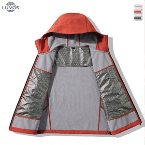 Chaqueta Impermeable de Forro Polar con Capucha, Gruesa, Ecológica, Transpirable, de Secado Rápido, con Forro de Grafeno, Cortavientos, con Cierre de Cremallera, de Poliéster - Product Image 2