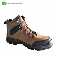 Botas de Seguridad Económicas con Puntera de Acero Resistentes al Desgaste para Hombre, Talla 50, para Trabajo en Construcción