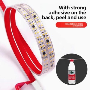 Striscia <span class=keywords><strong>LED</strong></span> Flessibile Autoadesiva ad Alta Tensione 220V IP20 <span class=keywords><strong>per</strong></span> Vetrine - Nessun <span class=keywords><strong>Trasformatore</strong></span> Richiesto <span class=keywords><strong>per</strong></span> Esterni - Product Image 2