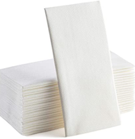 Serviettes de table jetables en coton et marine, 50 pièces, linge en papier, doux et absorbant, pour salle de bain, cuisine, paquet