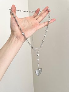 Collar de Cadena de Bambú y Cobre Vintage con Caja de Corazón - El Secreto <span class=keywords><strong>del</strong></span> Corazón para Mujeres - Product Image 2