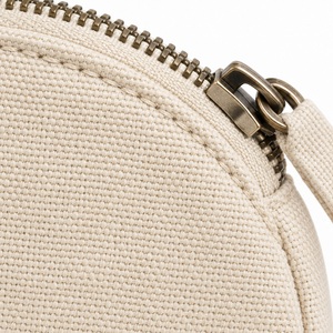Coin Purse Round <b>Canvas</b> Zipper Pouch Custom Logo Small Change <b>Wallet</b> Bulk Promotional Corporate Gift - Product Image 4