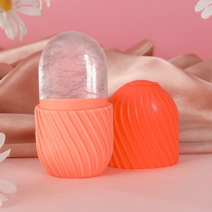 Molde de silicona portátil para cubitos de hielo, para masaje facial, contracción de poros, compresa de hielo para cuidado de la piel - Product Image 3