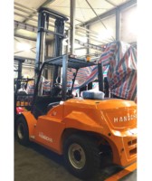 Chariot élévateur électrique hydraulique CE HANGCHA CPD70 7 tonnes Li-ion CPD40-XEY2-SIGW pour entrepôt, longueur de la fourche 1220 mm en Algérie et en RDC