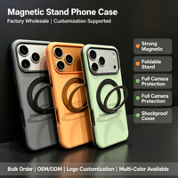Coque de téléphone magnétique rotative à 360 degrés en gros pour Samsung S26 Ultra, coque de téléphone multicolore pour iPhone 18 Pro Max 17